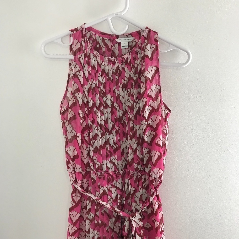 Diane Von Furstenberg Ria Pleated Halter Dress - Picture 6 of 14